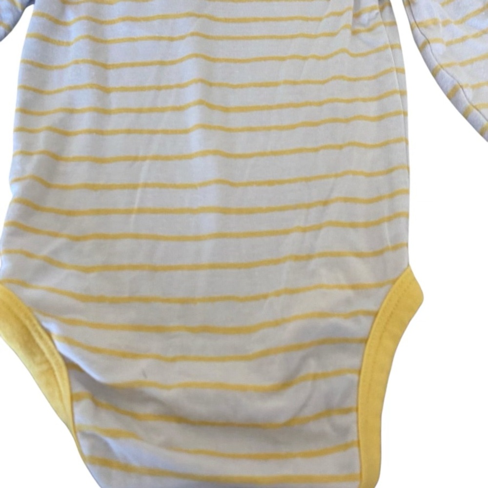 Little Sleepies Winnie the Pooh Disney Collection Yellow Striped Onesie Newborn - Picture 6 of 8